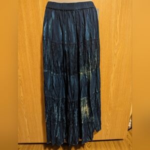 Bohemian Wash Tiered Skirt by Studio West size M